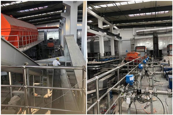Real photos of Xiyouwo's ​​304 stainless steel pipe railing project in Shenzhen Metro
